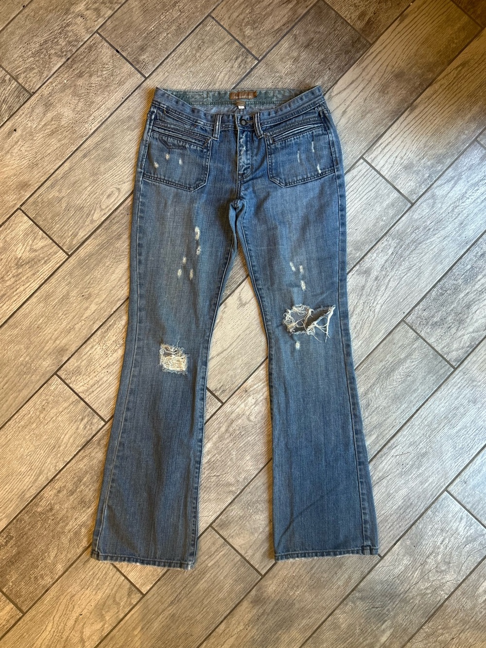 Y2K Abercrombie & Fitch Low-Rise Flared Jeans, Women’s Size 4